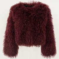 Manteau de fourrure veste de fourrure écologique nouveau Style couleur unie femmes vêtements veste courte directement du fabricant fourrure écologique