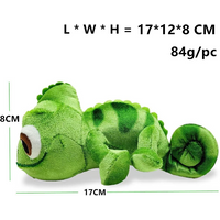 17cm DSN Pascal Rapunzel Chameleon Plush Toy Magnetic Sebastian Shoulder Stuffed Animal Doll Cute Pascal Decoration Gift