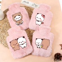 1000ml Bubu Dudu Yier Bear Panda Hot Water Bag Removable Winter Water Bottle Cover for Hot Water Can Be Reused Lady Belly Warmer