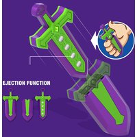 3D Printing Mini Handheld Push Sheath Sword In Stone Decompression Anxiety Stress Relief Toys Parent-child Game Birthday Gifts