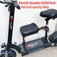 Electric Scooter Child Seat Widened and Thickened Cushion Adjustable Height Electric Vehicle Child Seat Scooter Accessories
