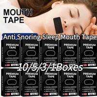 10Boxes Closed Mouth Sleep Elastic Tape Stop Snoring Sleep Glue Tape Sleep Open Mouth Breath Correction Tape Sleep Health Care