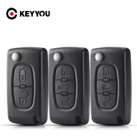 KEYYOU For Peugeot 207 307 308 407 607 807 For Citroen C2 C3 C4 C5 C6 2/3 Buttons Remote Key Shell Case VA2/HU83 CE0523 CE0536
