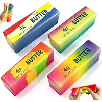 Slow Rising Squeeze Squishy Sensory Fidget Simulated Butter Chocolate Squishy Ball for Stress Relief Anti-Anxiety Gifts