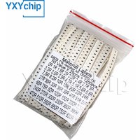 Resistor kit 0201 0402 0603 0805 1206 smd Resistor package 50values*25PCS=1250PCS 1% Sample Kit Resisor 1ohm 47ohm 1kohm 10kohm