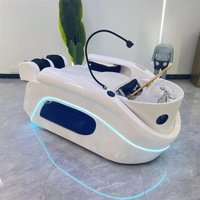 Head Spa Bed Massage Therapy Plumbing Japanese with Water tank Hair Shampoo Washing Electric Luxury Head Spa Bed