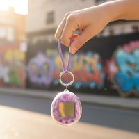 Protective Silicone Case for Tamagotchi Uni Virtual Pet Machine Transparent Soft Cover With Finger Lanyard Anti-Scratch
