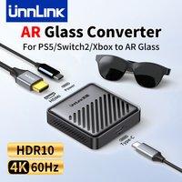 Unnlink HDMI zu USB-C AR-Brillen-Konverter für PS5 PS4 Switch2 Xbox zu Xreal Rokid Rayneo USB-C Tragbarer Bildschirm