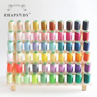 Rhapsody 40WT Polyester-Stickmaschinengarn 550 Jahre 60 Farben Brother Babylock Janome Singer Pfaff Husqvarna Bernina Nähen