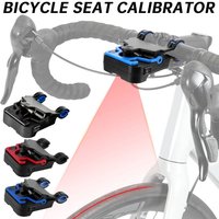 Bike Seat Calibrator Bicycle Handlebar Laser Aligner Seat Center Adjuster Measurement Tool Aligning Indicator with Charging Port