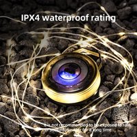 LED Outdoor Waterproof 10M Canopy String Light Hand Crank Tape Storage Rechargeable Outdoor Tent Lamp Camping Party Decoration