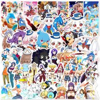 50PCS Anime Shangri-La Frontier Stickers Sunraku DIY Stickers Scrapbooking Phone Luggage Waterproof Decals