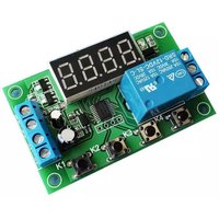 YYC-2S LED Display Adjustable Programmable delay time relay module 5V12V24V fixed time decoupling pulse cycle power off trigger