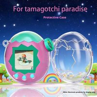 For Tamagotchi Paradise Game Console Protective Cover Hard Acrylic Transparent Glitter Waterproof Anti-drop Protective