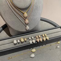 High quality classic water drop Twists chain necklace earrings bracelet ring exquisite diamond wedding engagement jewelry sets