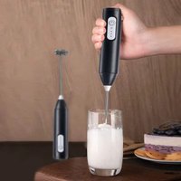 Mini Wireless Electric Milk Frother, Coffee Cream Frother, Portable Mixer, 3-Speed Adjustable Egg Beater, Cream Frother