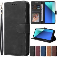 Wallet Skin-friendly With Card Slot Kickstand Photo Frame Magnetic Flip Leather Case For Xiaomi 17T 17T Pro Shockproof Cover