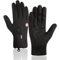 AliExpress NONE Thermal Motorcycle Gloves Cycling Unisex Winter Water Repellent Non Slip Outdoor Sport Driving Hiking Zipper Gloves Touch Screen