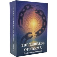 12x8cm The Threads of Karma 75 Cards For Soul Work&Release Oracle Deck No Manual Card Games