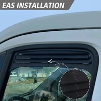 RV Caravan Window Rain Ventilation Cover Dustproof Flyscreen Mesh Air Flow Louvered Grille for Fiat Ducato Peugeot Boxer Vehicle