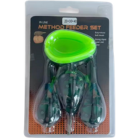Fishing Tackle Feeder Cage Bait Cage Set Feeding Device Feeder Inline Method Fishings Lure Feeder Basket Cage Mold Accessories