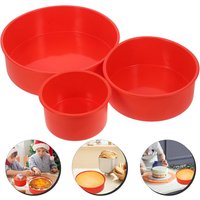 4 6 8 10inch Silicone Mould for Layer Cake Pan Round Cylinder Rainbow Cake Pan Vegetable Pancakes Pizza Crust Omelet Baking Mold