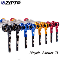 ZTTO Ti Ultralight Quick Release Skewers Cycling Part for MTB Road Bike 9mm 5mm Wheel Axle Eccentric QR 100 135 Bicycle Skewer