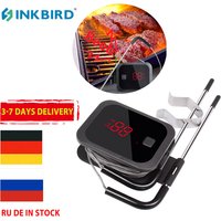 INKBIRD Bluetooth Wireless BBQ Thermometer Food Cooking Weather Station With Double Probes Timer For Oven Meat Grill Home Sensor