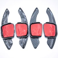 For Volkswagen Amarok VW Jetta Nivus Virtus T-Cross Golf MK8 R GTI CrossFox Car Accessories ABS Carbon Fiber Print Paddle Shift
