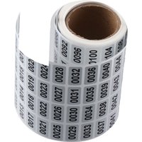 2000PCS Number Stickers Inventory Stickers Asset Tags Consecutive Number Stickers Self-Adhesive Numbered Labels (1-2000)