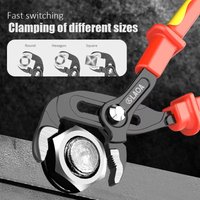 LAOA high-voltage insulated water pump pliers 1000V tool with large opening, labor-saving, durable and safe