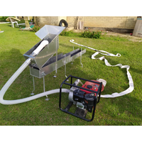 Mineral Separator Mini Gold Panning Prospecting Machine Gold Sluice Box Weight Only 20KG