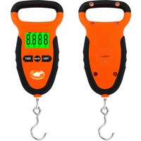 50KG/10g Waterproof Fish Hook Weighing Portable Hanging Scale Digital Hook Scale Lb/KG/JIN/N Handle Weighing for Fishing Luggage