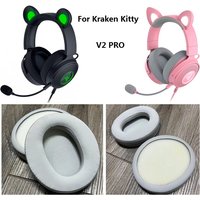 Original Ear Pads For Razer Kraken Kitty V2 PRO headphones replacement earmuffs Ear pillows headband cushion