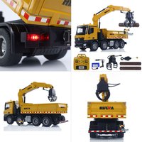 1/14 HUINA 1538 RC Timber Grab Cars Trucks Dump Remoted Car Model Toys for TOUCAN RC HOBBY Boys Birthday Gifts TH19620