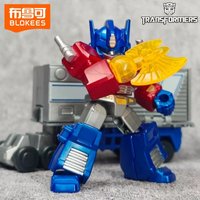 BLOKEES Transformers Building Blocks Star Edition 5th Anime Cartoon Assembled Toy Model Desktop Ornaments Children Holiday Gift