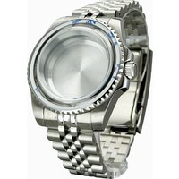 Fit for Submarine Jubilee/Oyster Band Diver Watch Case Mod NH34 NH35 NH36 NH70 NH72 4r35 4r36 200m Waterproof Sapphire Crystal