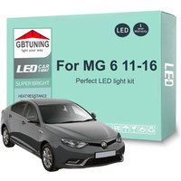 12Pcs LED Interior Light Bulb For MG 6 MG6 2011 2012 2013 2014 2015 2016 Canbus Dome Lciense Plate Indoor Lamp Car Accessories