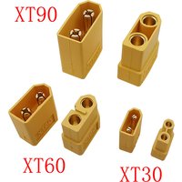5 Pairs XT30 / XT60 / XT90 Bullet Connector Plug Male Female XT-30 XT-60 XT-90 Connectors Power Plugs for RC Lipo Battery Drone