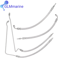 864588 Trim Ram Hydraulic Cylinder Hose 32-864959 For MerCruiser Bravo1 2 3 32-864588 32-99904Q*2 Sierra 18-2137 18-2136