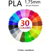 30 Colors 1 75mm PLA 3D Pen Filament Solid Graffiti 5m Each Color Total 492 Ft 150m Random Color 3D Printing Pen Refills