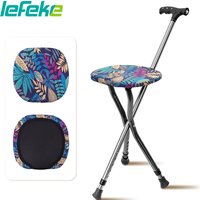 Lefeke Crutch Stool Cushion Soft Walking Stick Cover Universal Sponge Cane Seat Cover Non-slip Waterproof Seat Pad