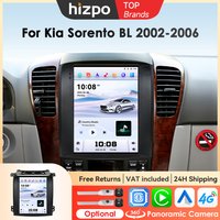 Hizpo 2din Smart Car Systems für Kia Sorento BL 2002 - 2006 im Tesla-Stil 2 din Carplay Android Multimedia Auto GPS Stereo DSP