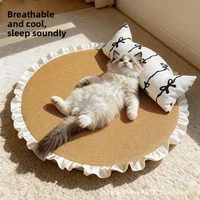 Summer pet cooling ice pad, cool mat, cat bed with pillow, cat sofa bed, cat dog universal sleeping pad