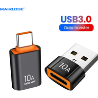 10A USB OTG Data Transfer Adapter Type C Female to USB Male Converter Fast Charging Adapter For Laptop Macbook Xiaomi Samsung