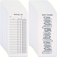 20/50/100 Pcs Reading List Bookmark, Blank Bookmarks Book Accessories DIY Bookmarks for DIY Art Projects School Supply Gifts Tag