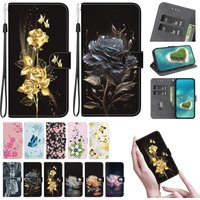 Stand Flip Wallet Case For Motorola MOTO G10 22 30 G51 52 42 62 72 73 G60 G7 PLAY PLUS G8 G9 POWER Cartoon Magnetic Book Cover