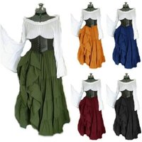 Masquerade Victorian Gothic Queen Evening Dress Medieval Renaissance Elf Princess Lolita Party Women Dance Retro Cosplay Costume