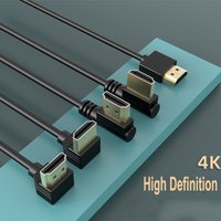 Canfon HD Cable 90 Degree Angle Bend High Speed HDMI 4K Video Cable 2.0 - 18Gbps 4K@60Hz UHD Compatible with TV/PC/Game Console