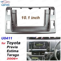 2 Din 10.1" Car Radio Fascia Panel Frame for Toyota Previa Estima Tarago RHD 2006+ GPS MP5 ABS PC
